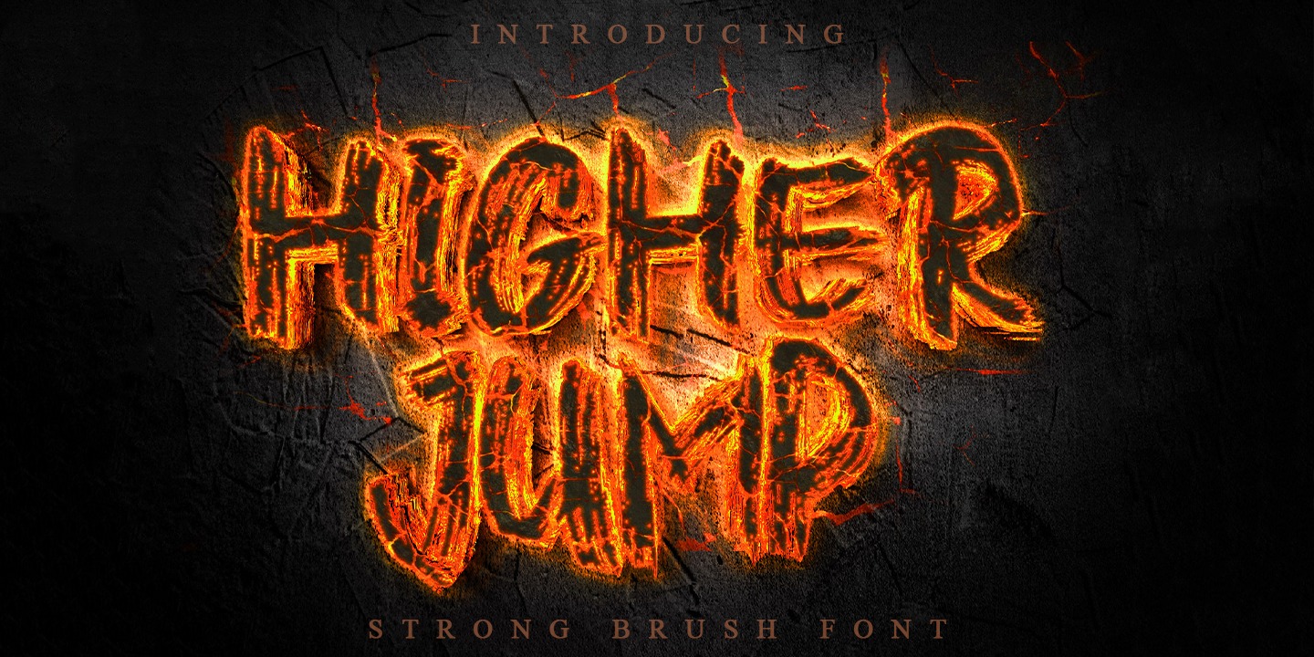 Шрифт Higher Jump